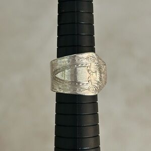 Sterling Silver Spoon Ring Size 8.5